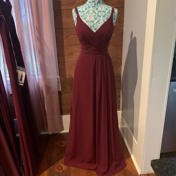 Sorella Vita Style 9250 wine Bridesmiad Dress - Picture 1 of 9